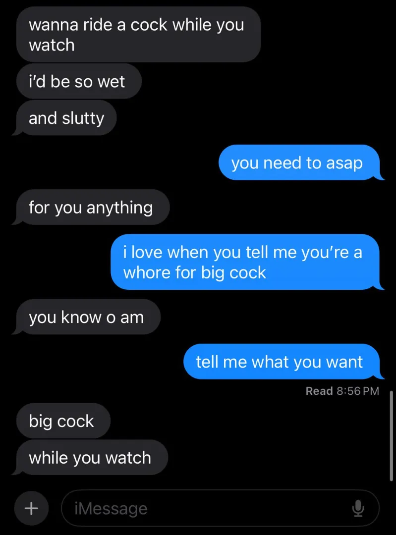 no caption needed, she wants it to be a reality posted by EqualEqualSugar