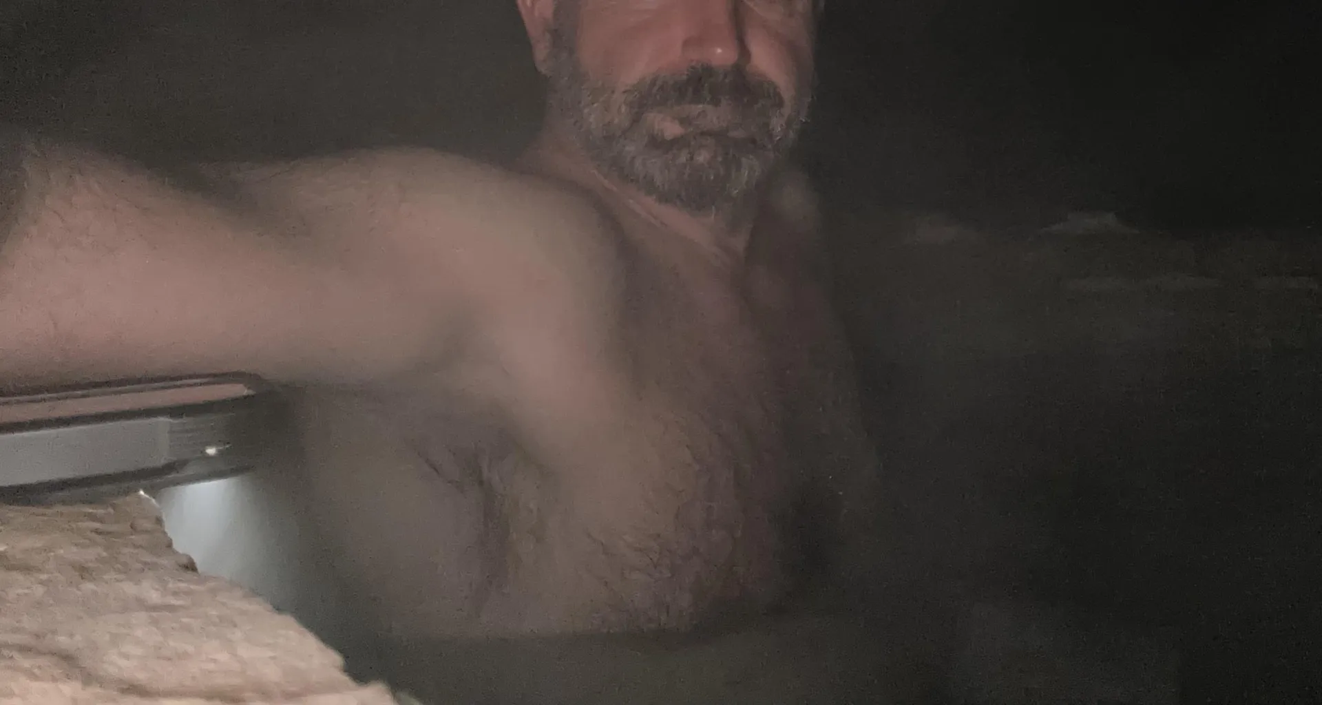 No clothes, coffee, 100° water, the bird starting to sing… the only thing missing is YOU. posted by PAGA789