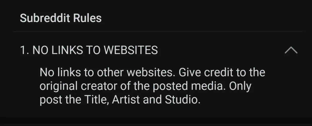 No commenting of Web Links by Rick-C147