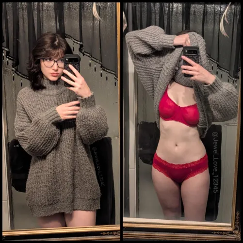 No one would expect so much color under my outfit by Jewel_Love_12345