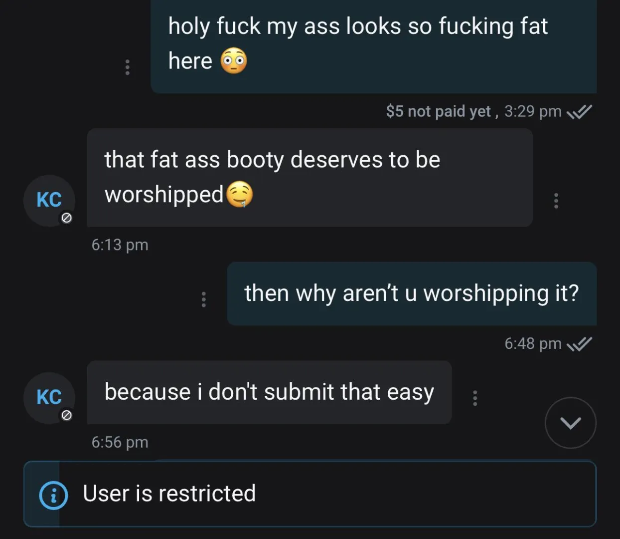 no, you’re just broke.  posted by kittensburnbook