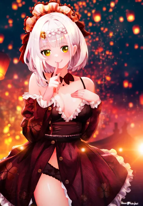 Noelle at Latern Rite (OC) by Harryosuke