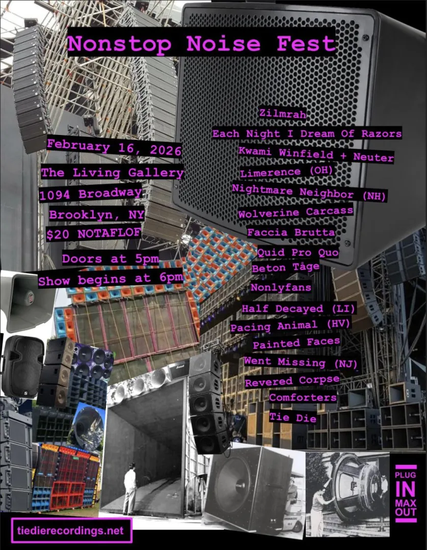 NONSTOP NOISE FEST - BROOKLYN, NY 2/16 posted by brndnkchrk