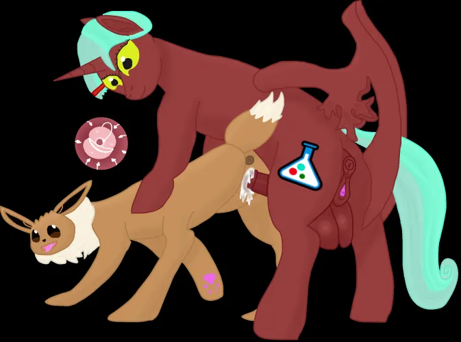 Not all eevees are born idealy. This eevee specificaly is nicknamed 