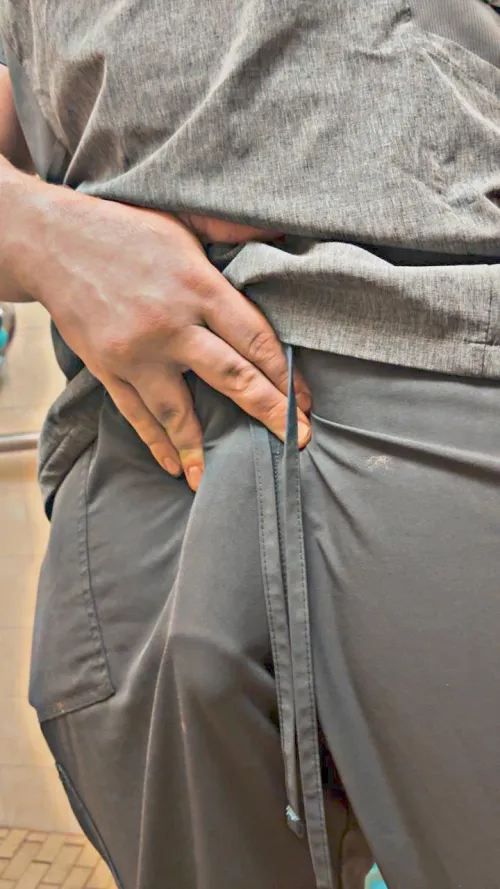 Not gonna lie underwear with scrubs is a sin by Weak_Preparation_899