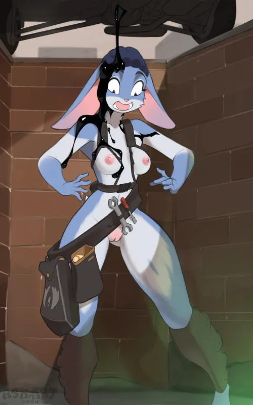 Not Her First Lube Job ;3 (askart) [f] by AltYiff