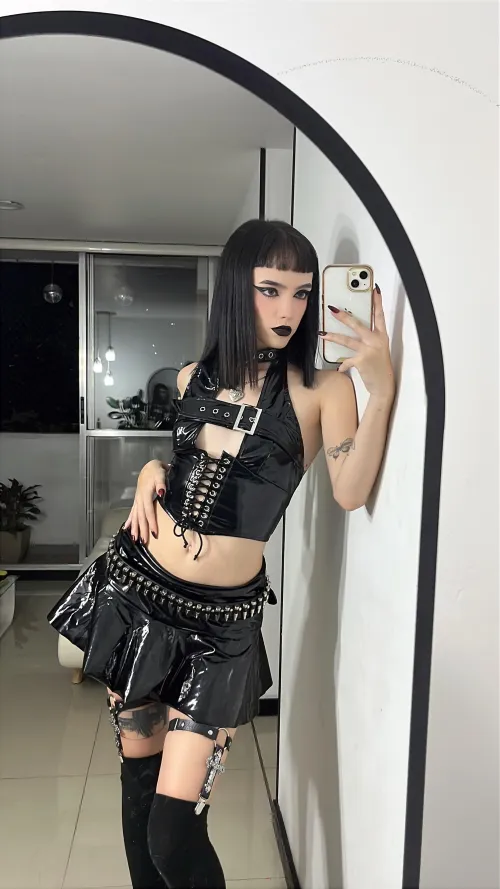 Not latex.. but still shiny ✨ by xoxoCamCam