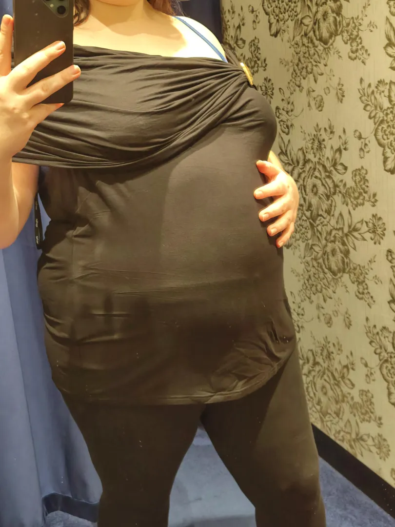 Not sure my boobs entirely fit in this shirt the way it's supposed to go. I might be too fat posted by QueenGluttony