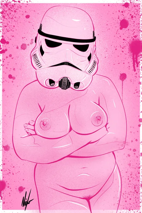 “Not your average Stormtrooper” by Night (me) by NudeDrawingsByNight