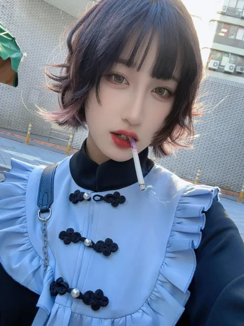 Nothing beats early morning nicotine by MysticFleury