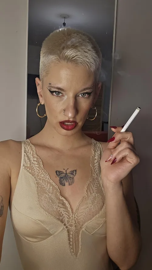 Nothing is more erotic than a cigarette butt with lipstick marks on it. by Rebeka2166