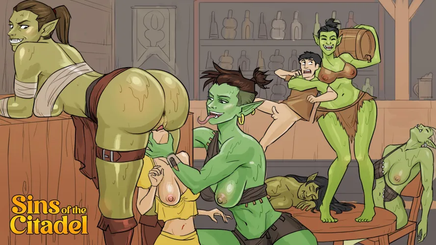 Nothing like an orc party! [Sins of the Citadel] (Plarkypuss) by plarkypuss