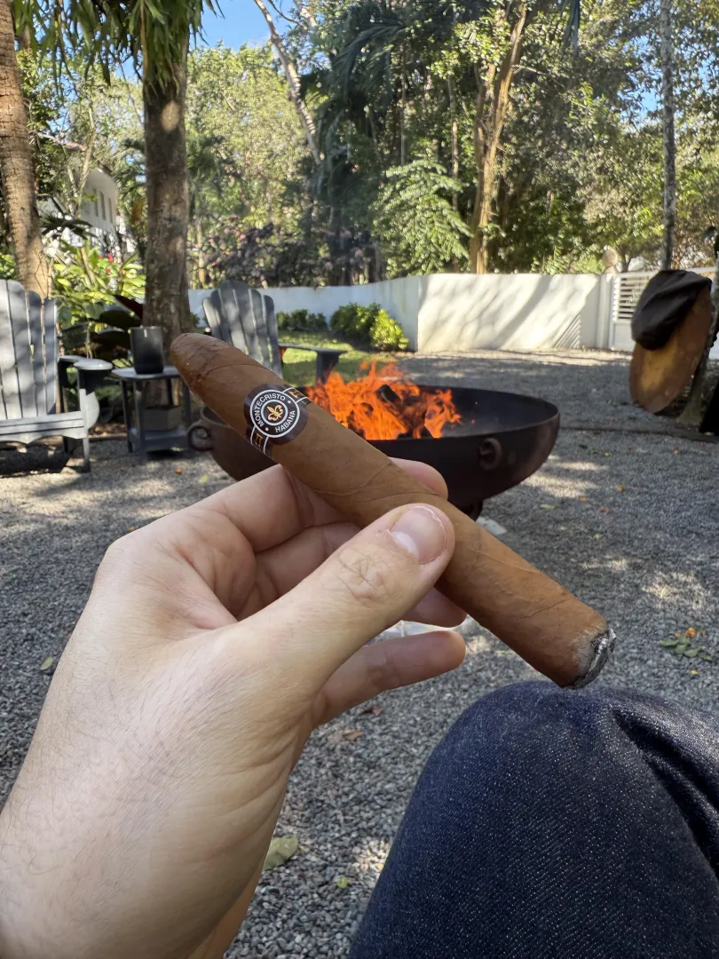 Nothing like warming up by the fire with a Monte No. 2 posted by kingdff