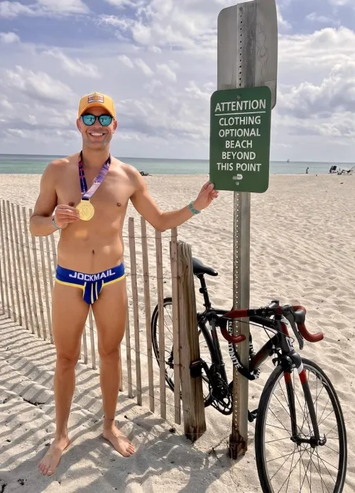 November 2025: Celebrating my first marathon on the most beautiful beach ever! by Mr_no_buddi