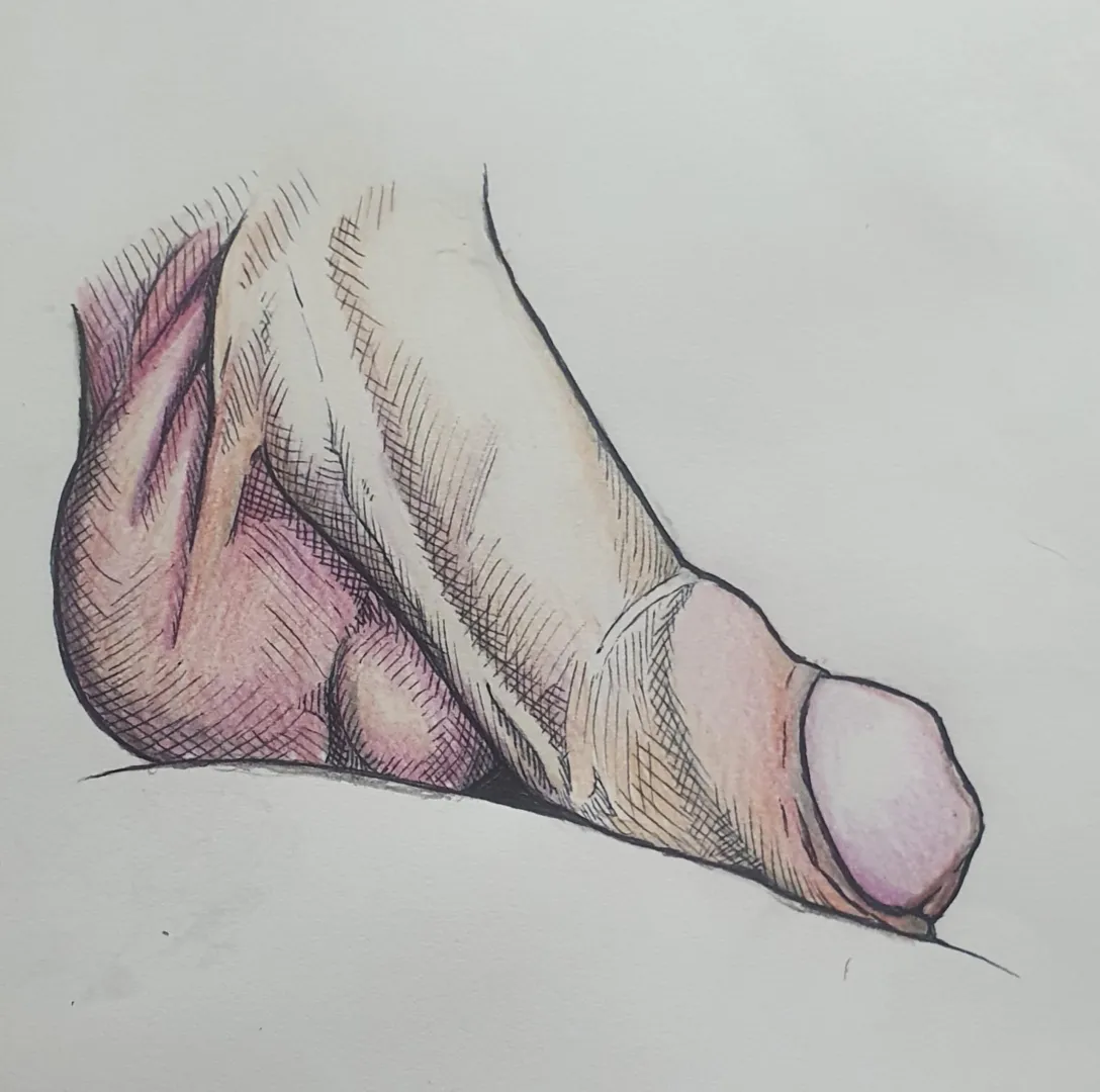 Nsfw model dick drawing made by me posted by zadoriart
