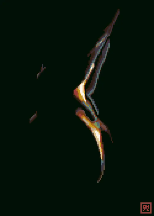 nude study 016 by Phenomenician