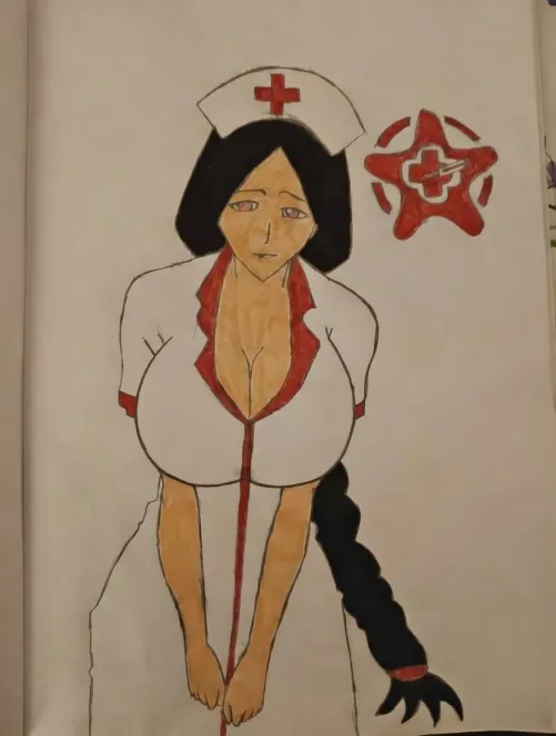 Nurse Unohana My OC art by CutaField