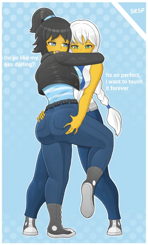 Nya and my OC by NyaNiceNinja