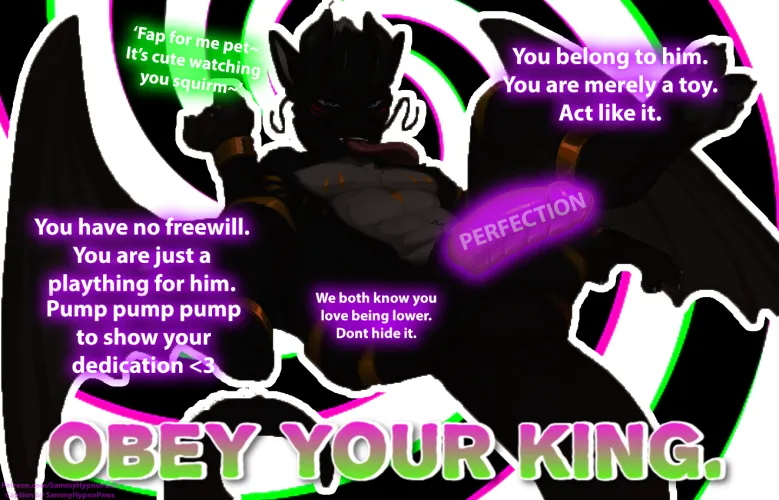OBEY YOUR KING. DRAGONS ARE SUPERIOR. by SammyFemFan
