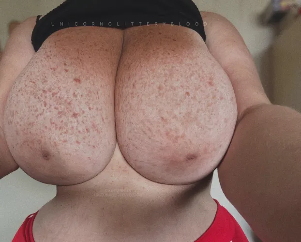 [OC] are my nipples too small for my tits? by Unicornglitteryblood