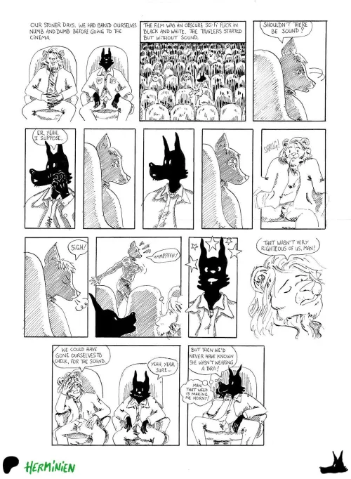 [OC] Cinema Malfunction by Herminien_comics