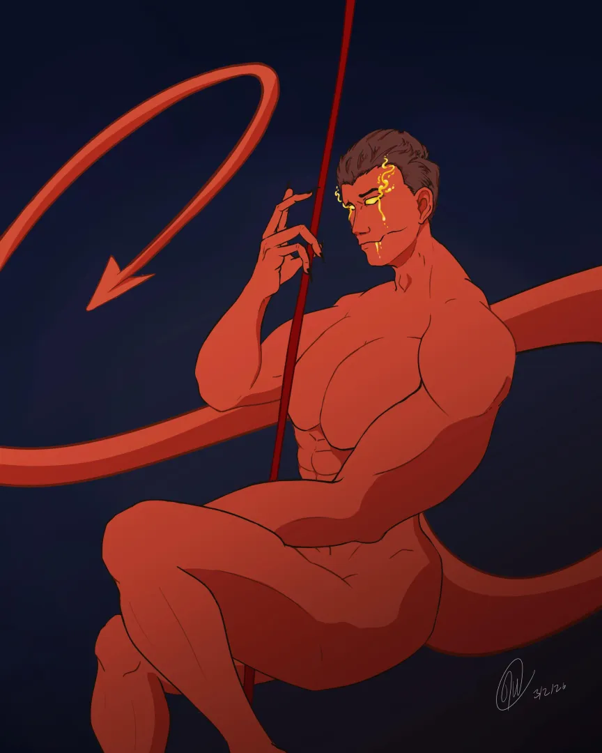 OC Demon guy I just finished working on. posted by GodOfCats098