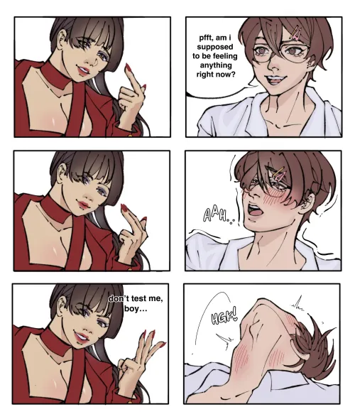 [OC] don’t tease your domme, otherwise she’ll give you the best punishment…  by int1m4cy