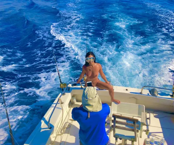 (OC) Entertaining the crew while waiting for the fish to bite by Nay-Yay