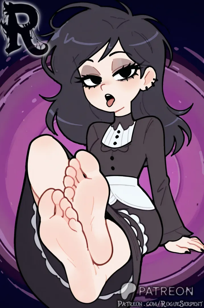 (OC) Goth Feet posted by Rogue_Serpent