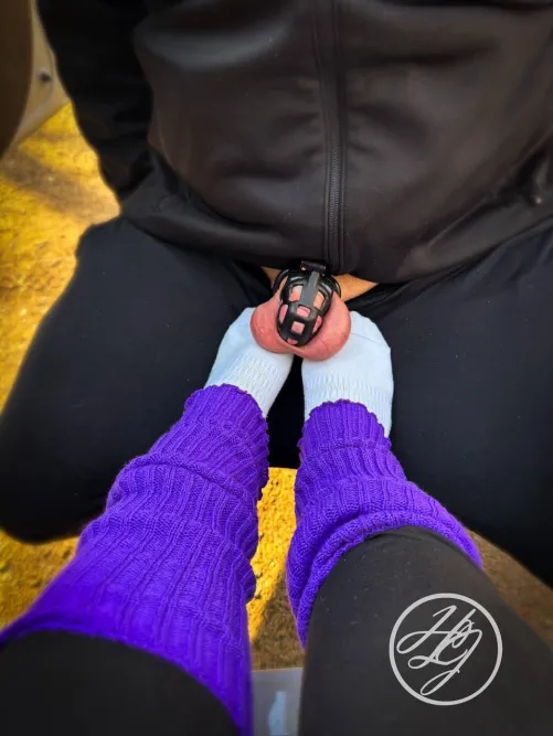 [OC] teasing hubby outdoors at the Pont  by Lady-Jen