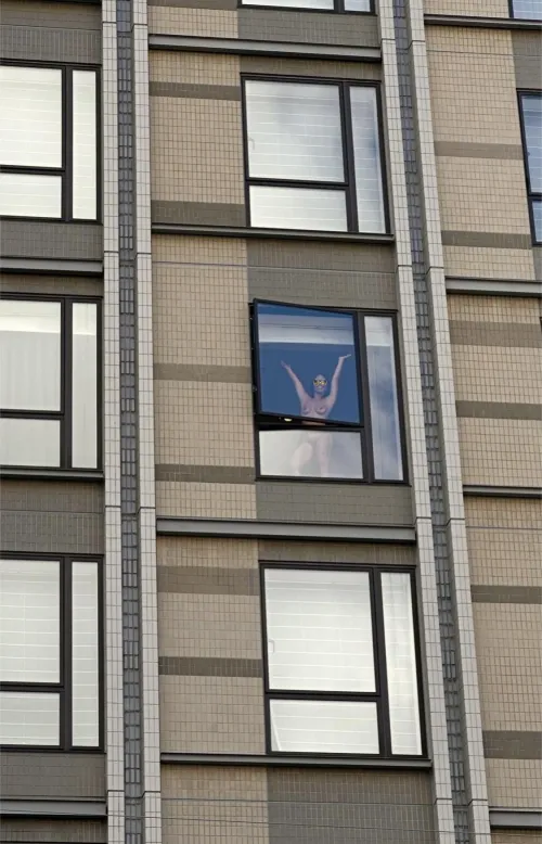 (OC) This window faced the main road and train line by Nay-Yay