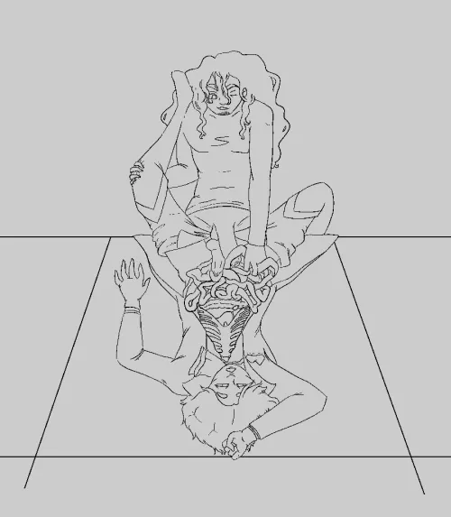 Occtis + Julien WIP (characters from CR C4) by boiledonemybabygirl