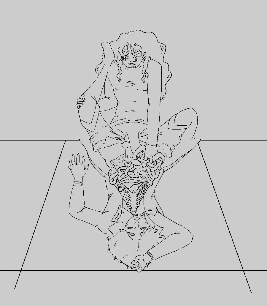 Occtis + Julien WIP (characters from CR C4) posted by boiledonemybabygirl