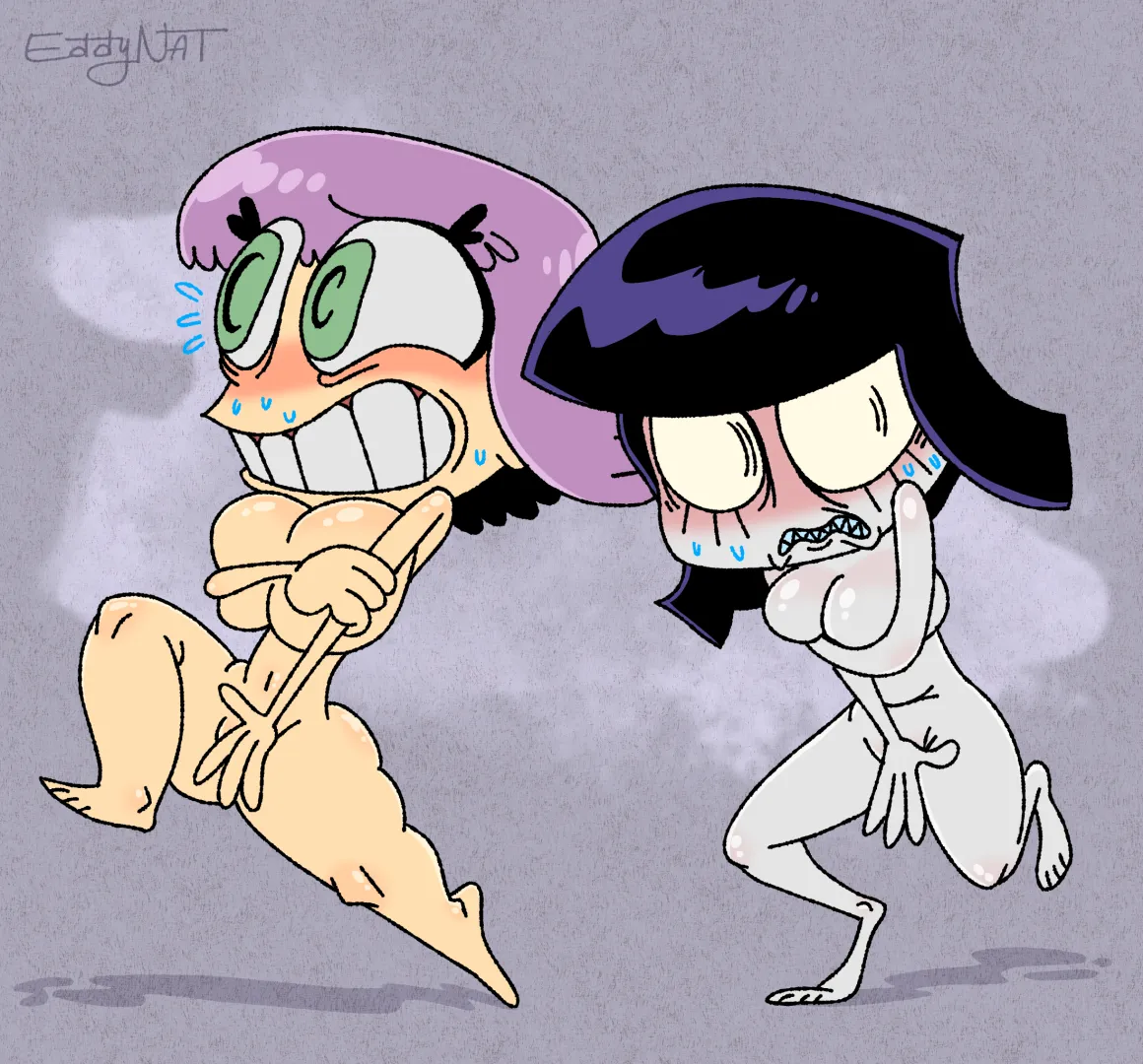 [OCs] ENF Goth & Ellie posted by EddyNat12102003