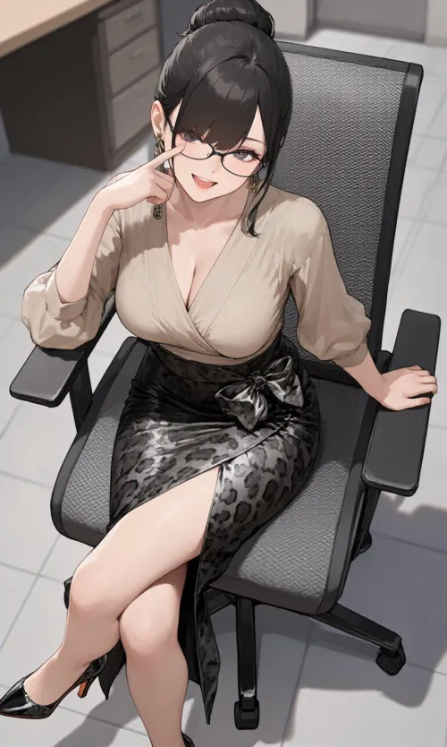 Office Lady by WoolsonDaSheep