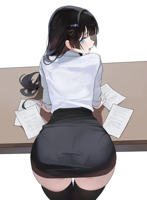 Office Lady Hina Bending Over [Stellive] by sd6636