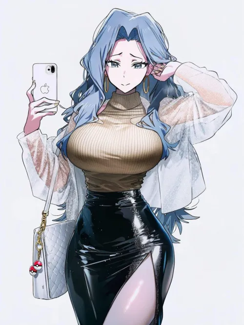 Office Lady Karen by WoolsonDaSheep