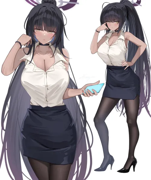 Office Lady Karin by konosubak