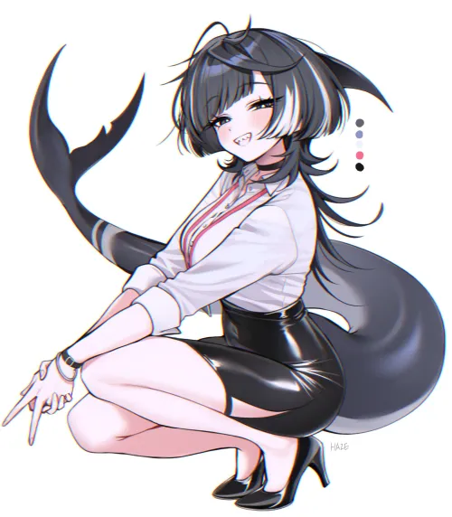 Office Shark by WoolsonDaSheep