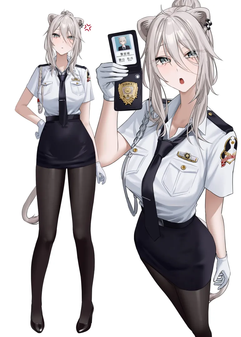 Officer Botan [Hololive] posted by WoolsonDaSheep