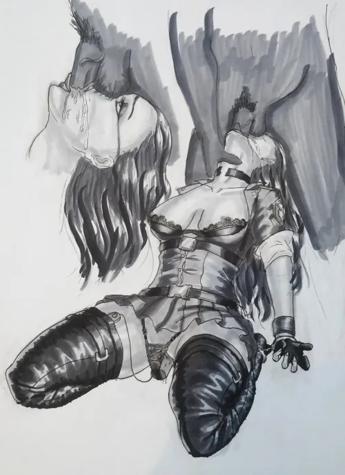 Officer Caitlyn uses her right to remain silent (Cognomen) by Nomen_secretum