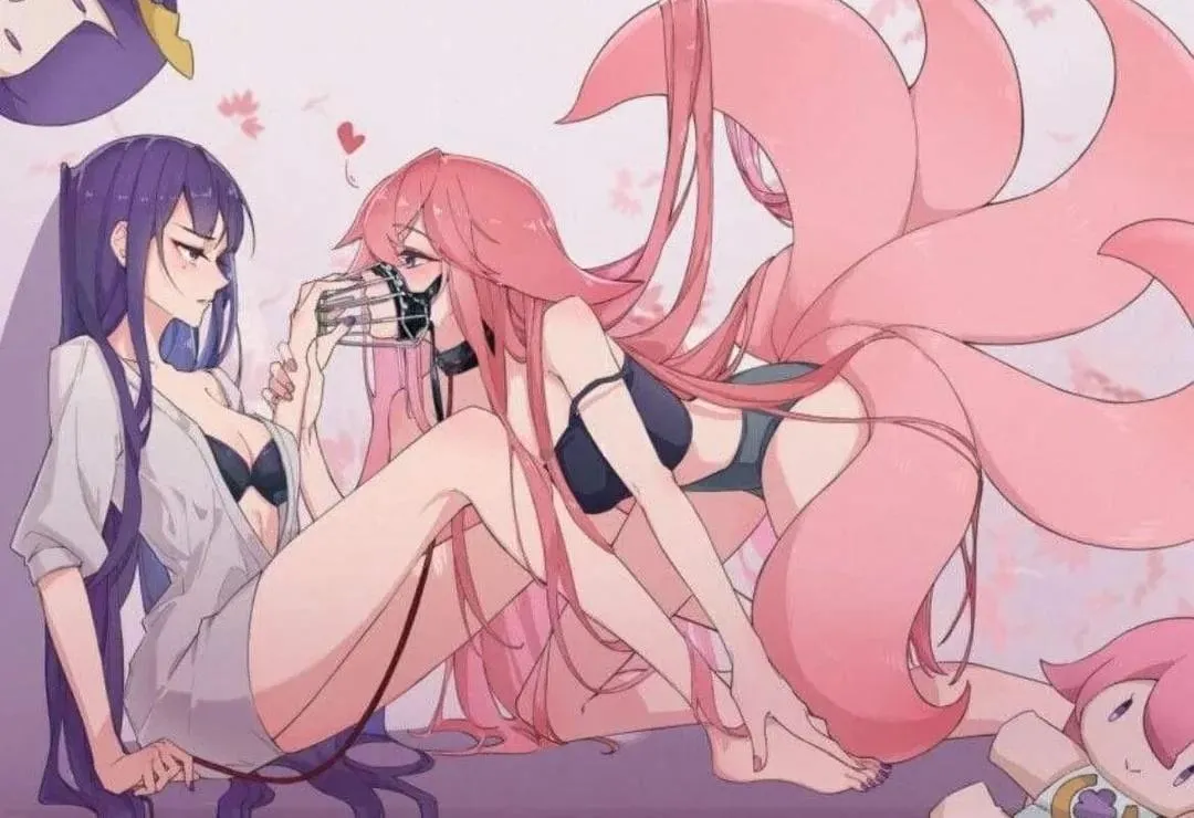 Oh cmon… is the muzzle really necessary..? I don’t bite… that hard posted by sltty-allie