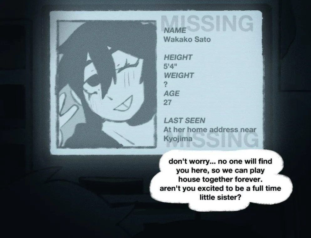 Oh to be kidnapped and made to play little sister posted by Maleficent-Catch-937