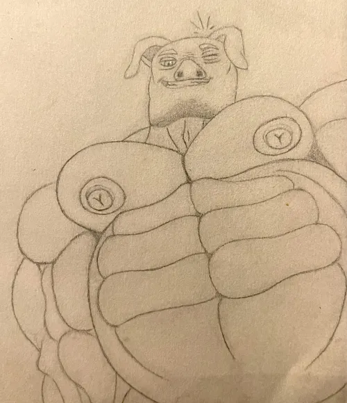 Oink oink (Artist:me) by ephemeral_muscle99