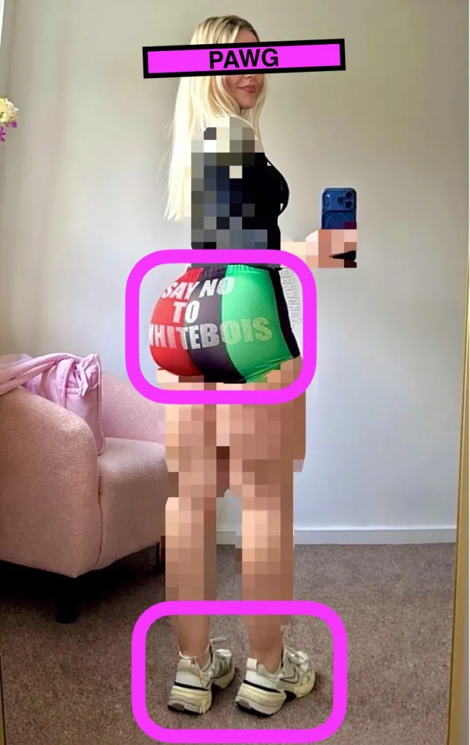 “Ok, fine, I’ll uncensor my ass just this once for you. And I’ll even put on my brand new super tight shorts that really hug my ass just for you. Deal?” posted by WesMantoothBNWO