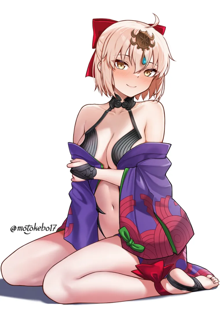 Okita Souji Cosplaying Shuten Douji (Motokebo17) [Fate/Grand Order] posted by xdragon2k