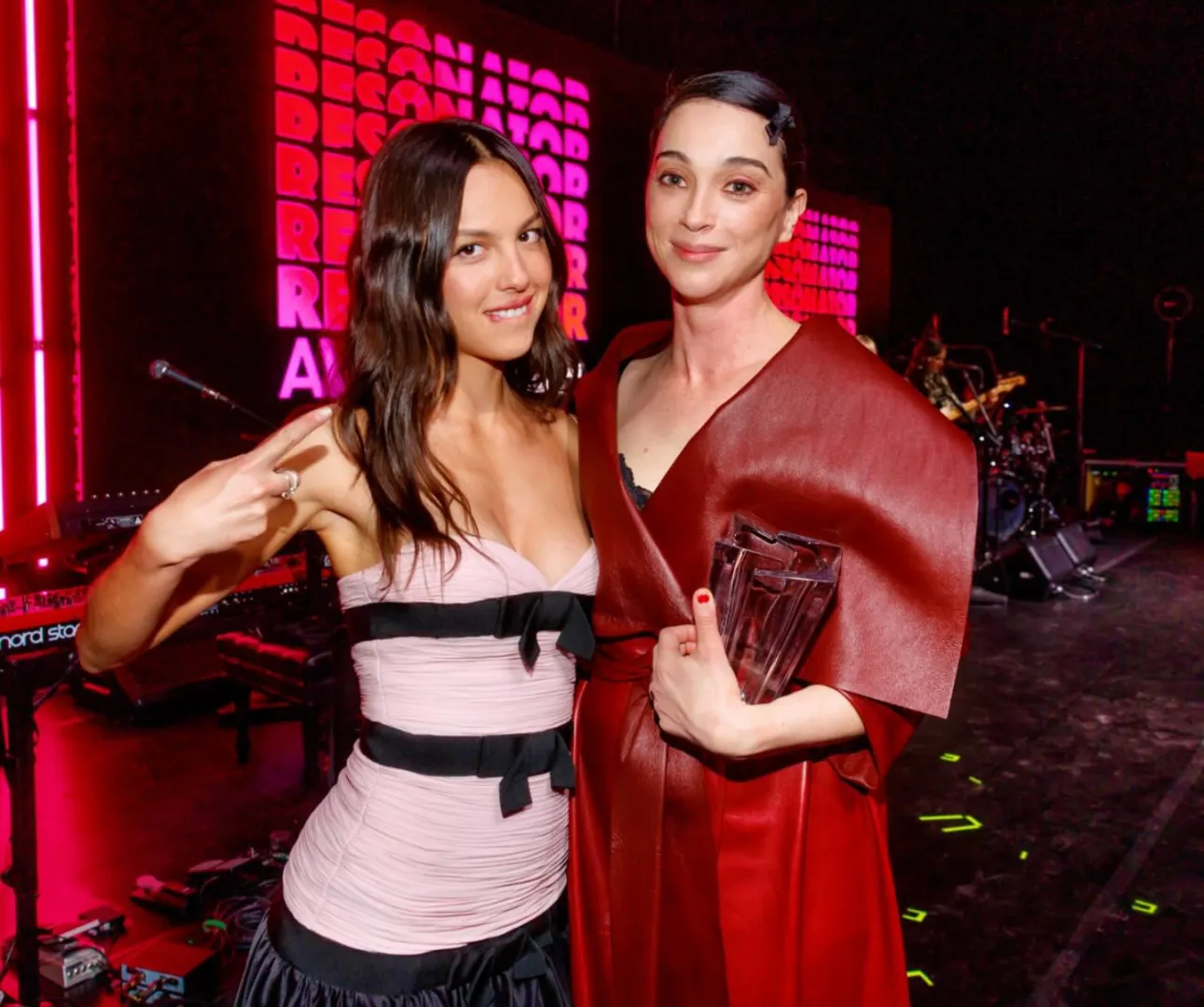 Olivia with St Vincent at the Resonator Awards in LA - January 2026 posted by electric03181980