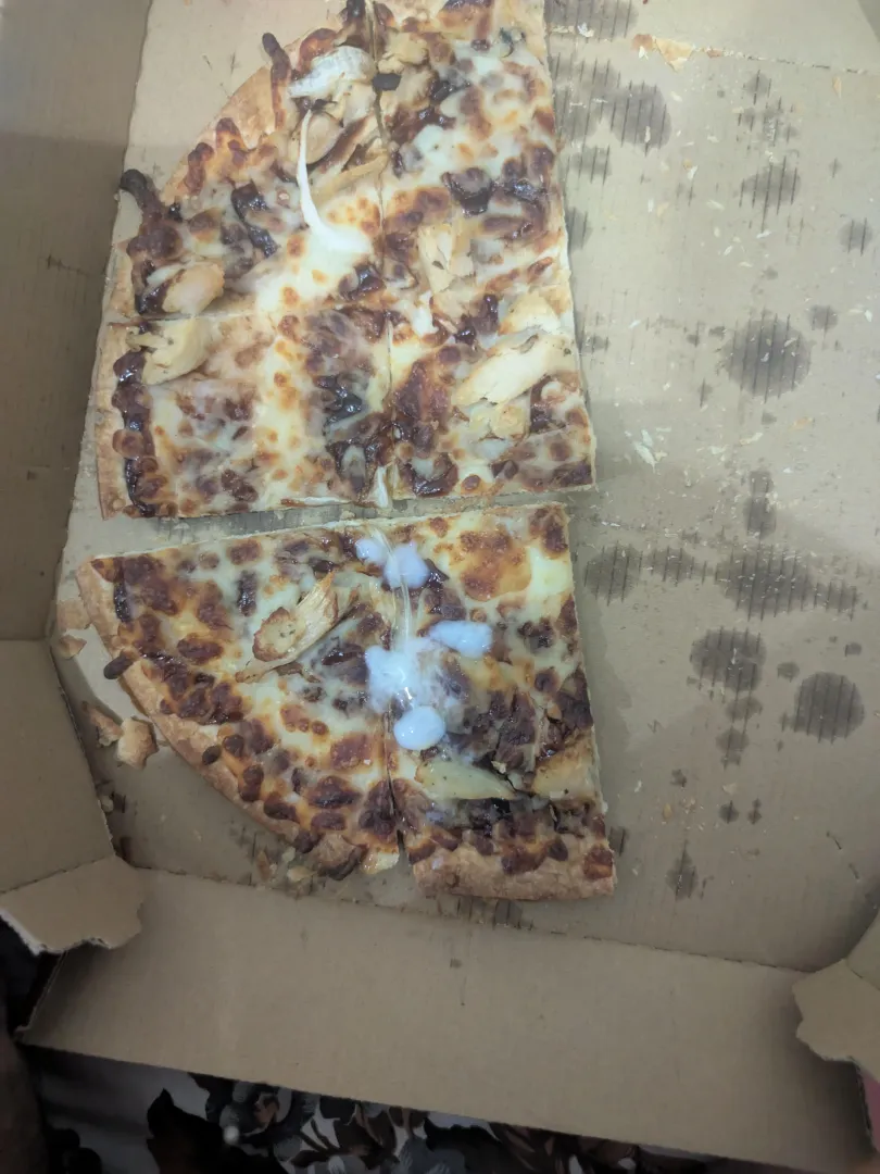 On bbq pizza. It was really good  posted by InternalEar1