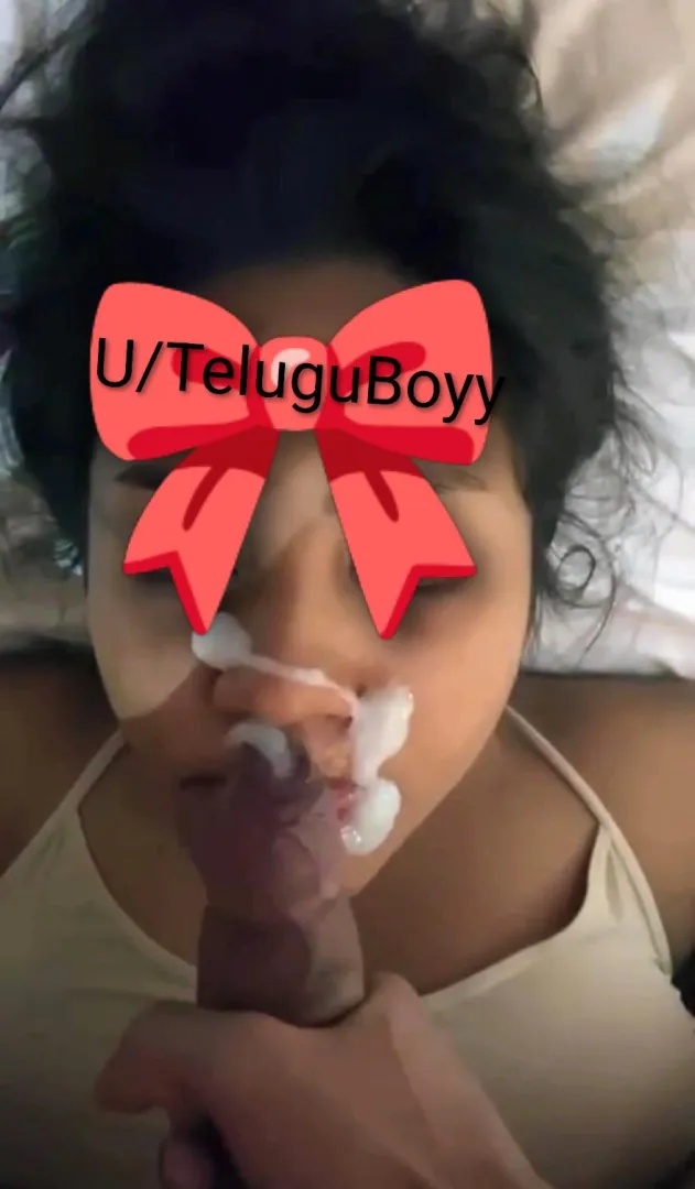 On her face  posted by teluguboyy