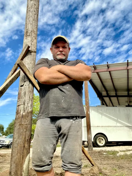 On the job bulging in sweats. by Djstrps